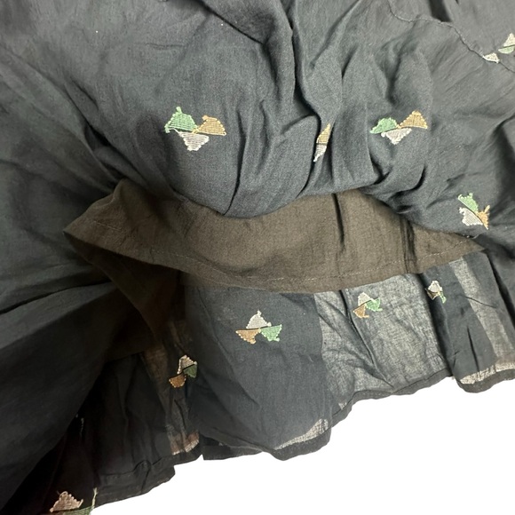 Last Chance NWT MIRTH Handmade Editions NAPA Mini Dress in Black Jamdani m - Picture 10 of 16